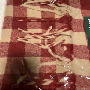 Starbucks Limited Edition plaid winter/fall scarf throw best fall ever